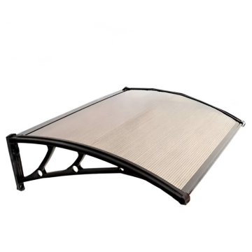 NADSTREŠNICA bronzana sa crnim nosačima 150x100cm