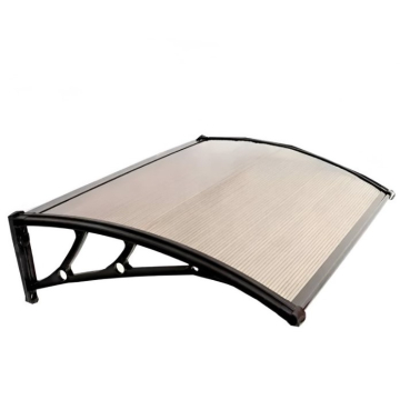 NADSTREŠNICA bronzana sa crnim nosačima 150x120cm