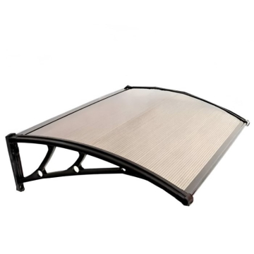 NADSTREŠNICA bronza sa crnim nosačima 150x150cm