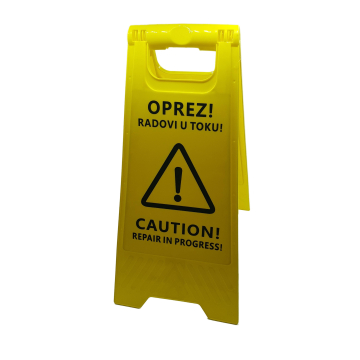 ZNAK upozorenja Radovi u toku