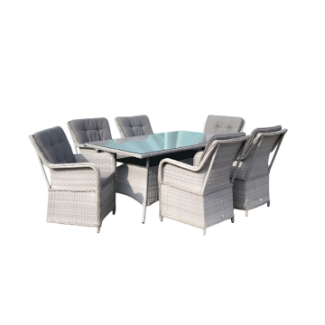 DECOSTRONG vrtni set Aruba sa 6 stolica