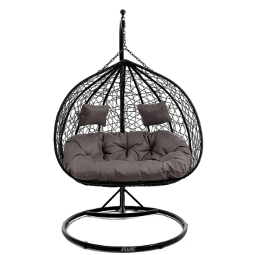 DECOSTRONG ljuljačka viseća jaje crna 120x200cm