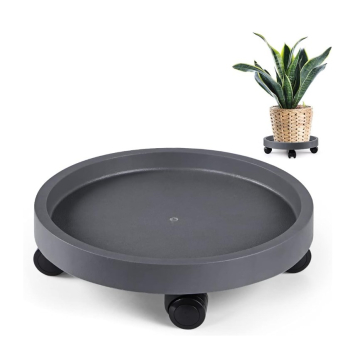 POSTOLJE za saksiju okruglo sa točkićima fi 22 cm