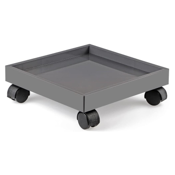 POSTOLJE za saksiju četvrtasto sa točkićima 28 x 28 cm