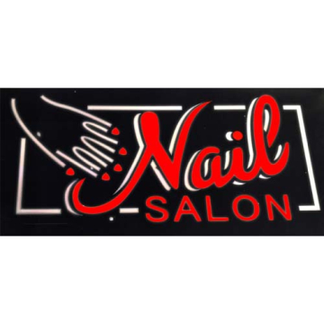LED reklama NAIL SALON 60 x 30 cm