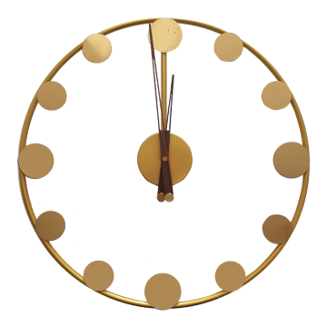 SAT zidni No-Numbers Gold 50cm