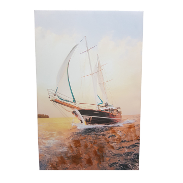 SLIKA jedrilica 58x90 cm