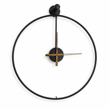 SAT zidni crni krug 50cm