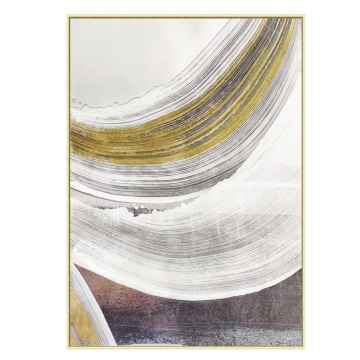 SLIKA apstraktna Golden Wave 80% učni rad 50x70cm