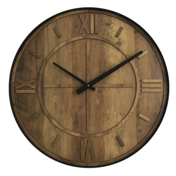 DECOSTRONG sat zidni drveni rustic 60cm