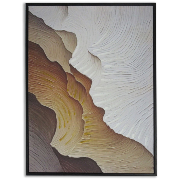 SLIKA apstraktna reljefne forme 30% ručni rad 50x70cm