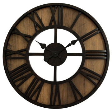 DECOSTRONG sat zidni drvo/metal 40cm