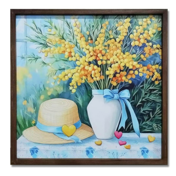 SLIKA cvijet Mimoza 60x60cm