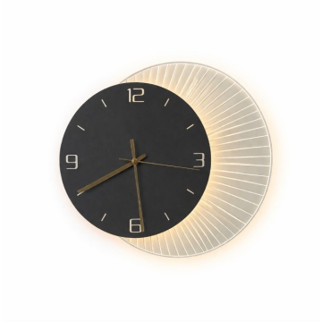 DECOSTRONG sat zidni sa LED svjetlom 2623 34,5x30cm