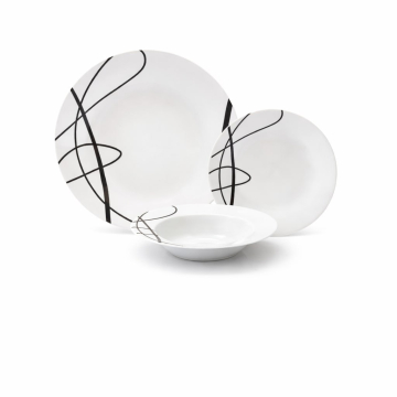 DECOSTRONG Set tanjira Elegance porcelan 18/1