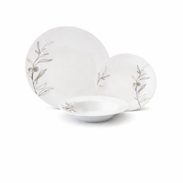 DECOSTRONG Set tanjira Gray porcelan 18/1