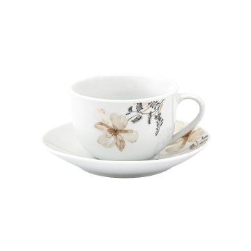 DECOSTRONG Set šolja sa tanjirićima Luna porculan 6/1