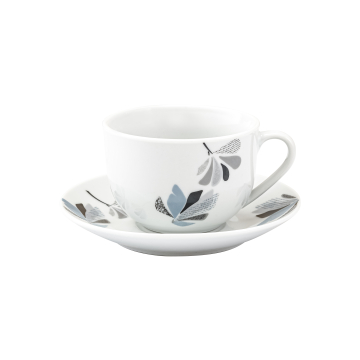 DECOSTRONG Set šolja sa tanjirićima Topaz porculan 6/1