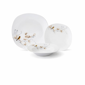 DECOSTRONG Set tanjira Nature porcelan 18/1