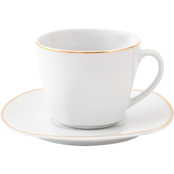 DECOSTRONG Set šolja sa tanjirićima Essence porculan 6/1