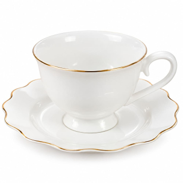 DECOSTRONG Set šolja sa tanjirićima New Bone China Prestige 6/1