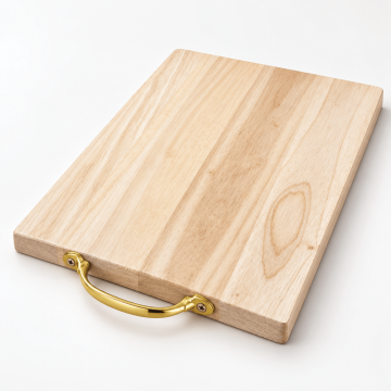 JINQUN BAMBOO daska za rezanje sa inox ručkom 24 × 34 × 2 cm