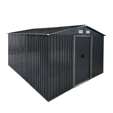 Metalna vrtna kućica 323 × 389 × 202 cm antracit