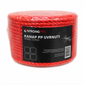 STRONGPRO kanap PP uvrnuti 12mm 15m