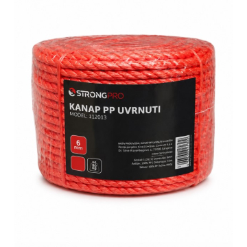 STRONGPRO kanap PP uvrnuti 8mm 50m
