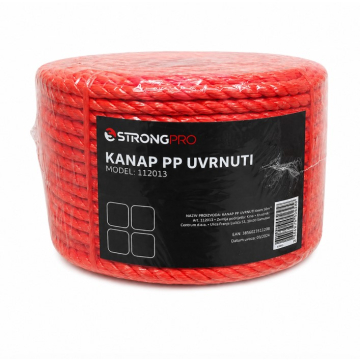 STRONGPRO kanap PP uvrnuti 8mm 20m