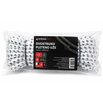 STRONGPRO uže dvostruko pleteno sa petljom 35cm 10mm 6m