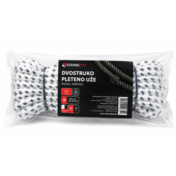 STRONGPRO uže dvostruko pleteno sa petljom 35cm 14mm 10m