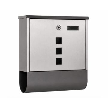 DECOSTRONG sanduče poštansko GL-21S inox 310x100x340mm