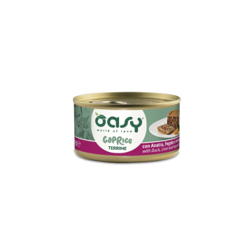 OASY hrana za mačiće caprice patka/jetra/povrće 85 g