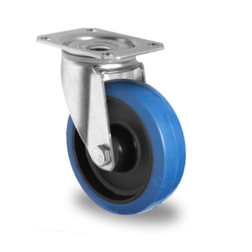 TOČAK OKRETNI 100MM SUPERELASTIC PLAVI POLIAMID CA