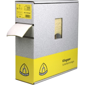 KLINGSPOR papir brusni na spužvi Soft g=400 PSW73W
