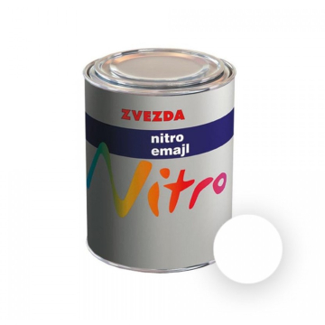 ZVEZDA boja nitro emajl bijela ral 9010 0,75 L