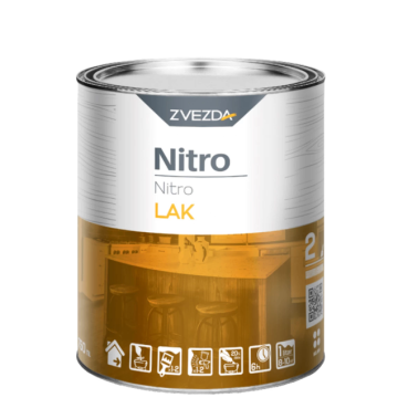 ZVEZDA nitro lak osnovni za drvo 0,75l