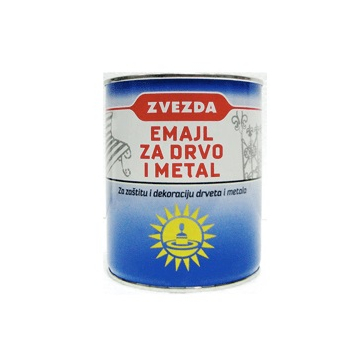 ZVEZDA lak uljani emajl bijeli RAL 9010 5l