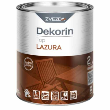 ZVEZDA lazura sa lakom Dekorin bor 0,75l