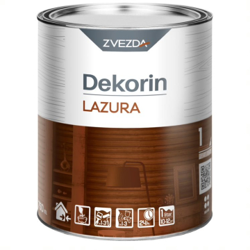 ZVEZDA lazura Dekorin tik 0,75l