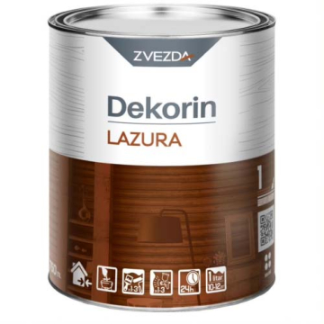 ZVEZDA lazura Dekorin mahagoni 0,75l