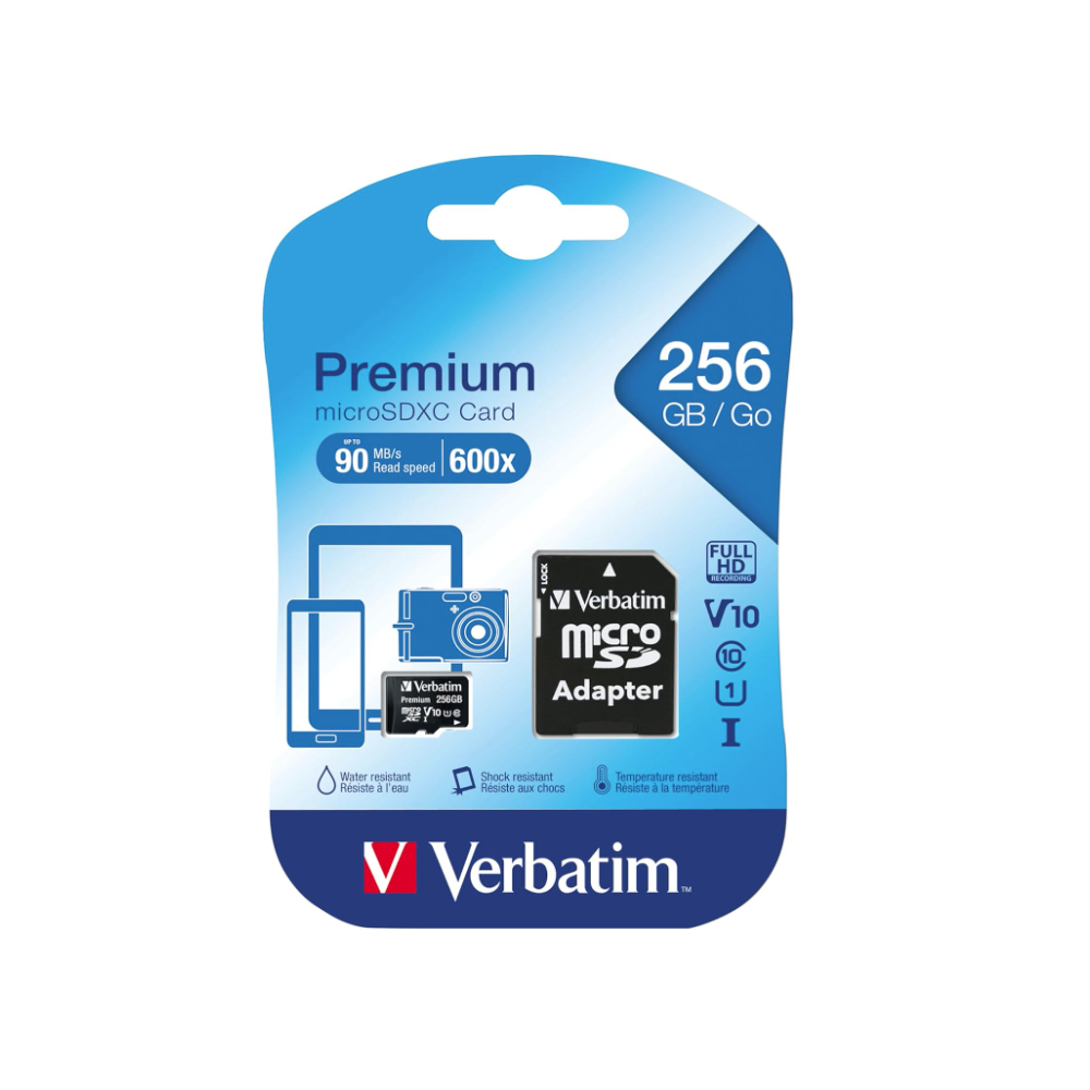 VERBATIM memorijska kartica 256gb C10