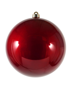 NOVOGODIŠNJA kugla PVC 25cm crvena