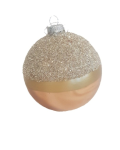 NOVOGODIŠNJA kugla 8cm zlatna