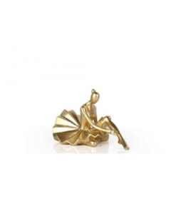 FIGURA balerina zlatna sjedi