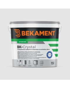 BEKAMENT vodoperiva akrilna boja za unutrašnje zidove Crystal 5 L