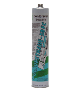 DEN BRAVEN silikon poliuretan crni 50FC 300 ml