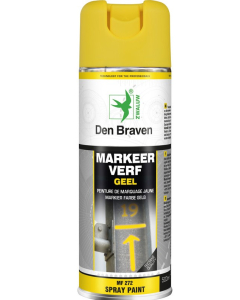 DEN BRAVEN sprej za obilježavanje 500 ml žuti