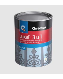 CHROMOS lak emajl 3u1 plavi 0,75L Luxal uljani